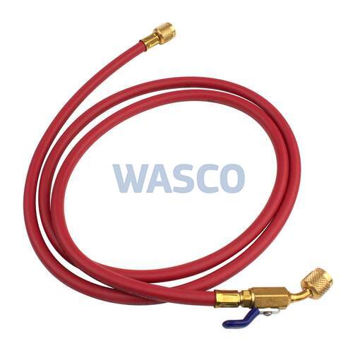 Yellow Jacket slang rood 1/4" 1800 mm met 45° kogelkraan Wasco