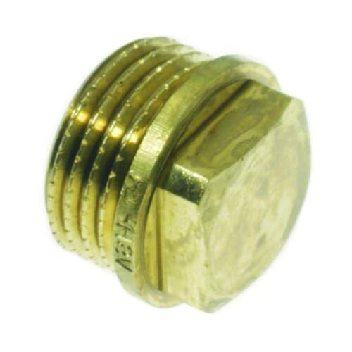 Universeel Messing draadfitting plug 1" 1 x buitendraad