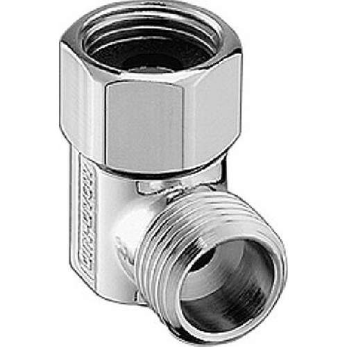 Xcel Home™ WRAS goedgekeurde 2m gladde zilveren doucheslang | Kwaliteit lekvrije parel PVC flexibele anti-kink met solide connector