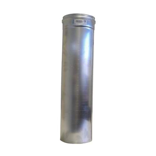 dunwandige aluminium pijp Ø130mm L=500mm - Wasco