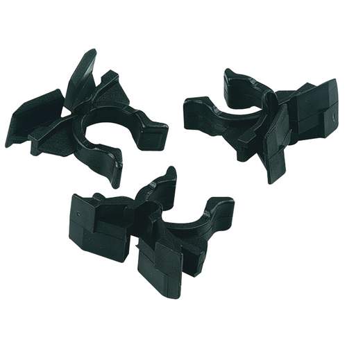 RVS ophangplaatje, klemlijst voor PVC strokengordijn, 30cm