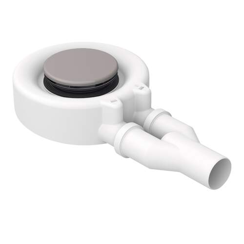 Wirquin 30723383 ABS Slim koepel voor afvoergarnituur, verchroomd